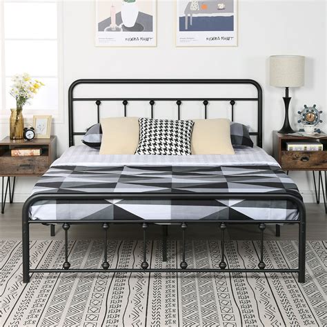 metal bed frame with no box spring|mattress no box spring needed.